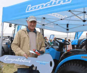 Congratulations De La Ray Lategan, the winner of our Landini Solis Win a Tractor Competition