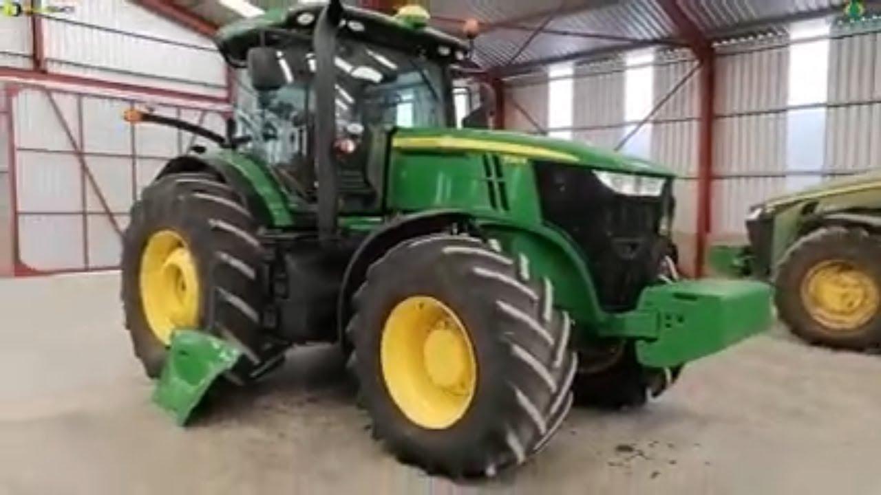 2017 John Deere 7210R trekker op die VS Groeiersgroep Veiling, 20 Aug 2022.