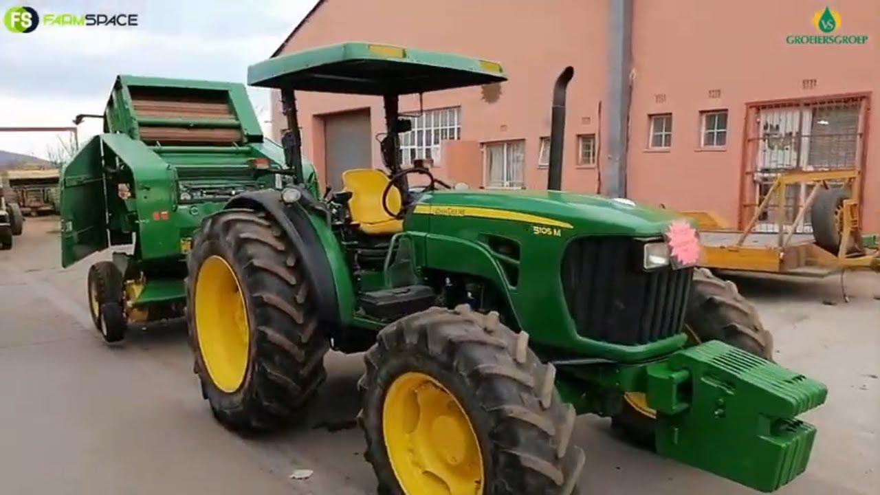 2016 John Deere 5105M trekker op die VS Groeiersgroep Veiling, 20 Aug 2022.