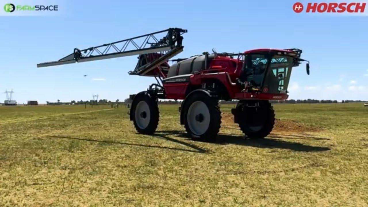Kyk hoe het Horsch se spuit op die hindernisbaan gedoen.