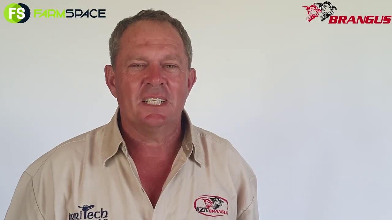 Pieter Swart tydens die KZN Brangus Informasie Dag