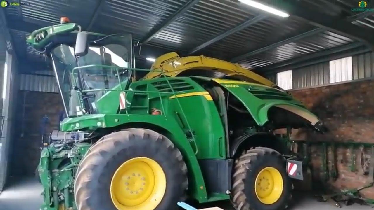 2018 John Deere 8600i kuilvoer kerwer op die VS Groeiersgroep Veiling, 20 Aug 2022.