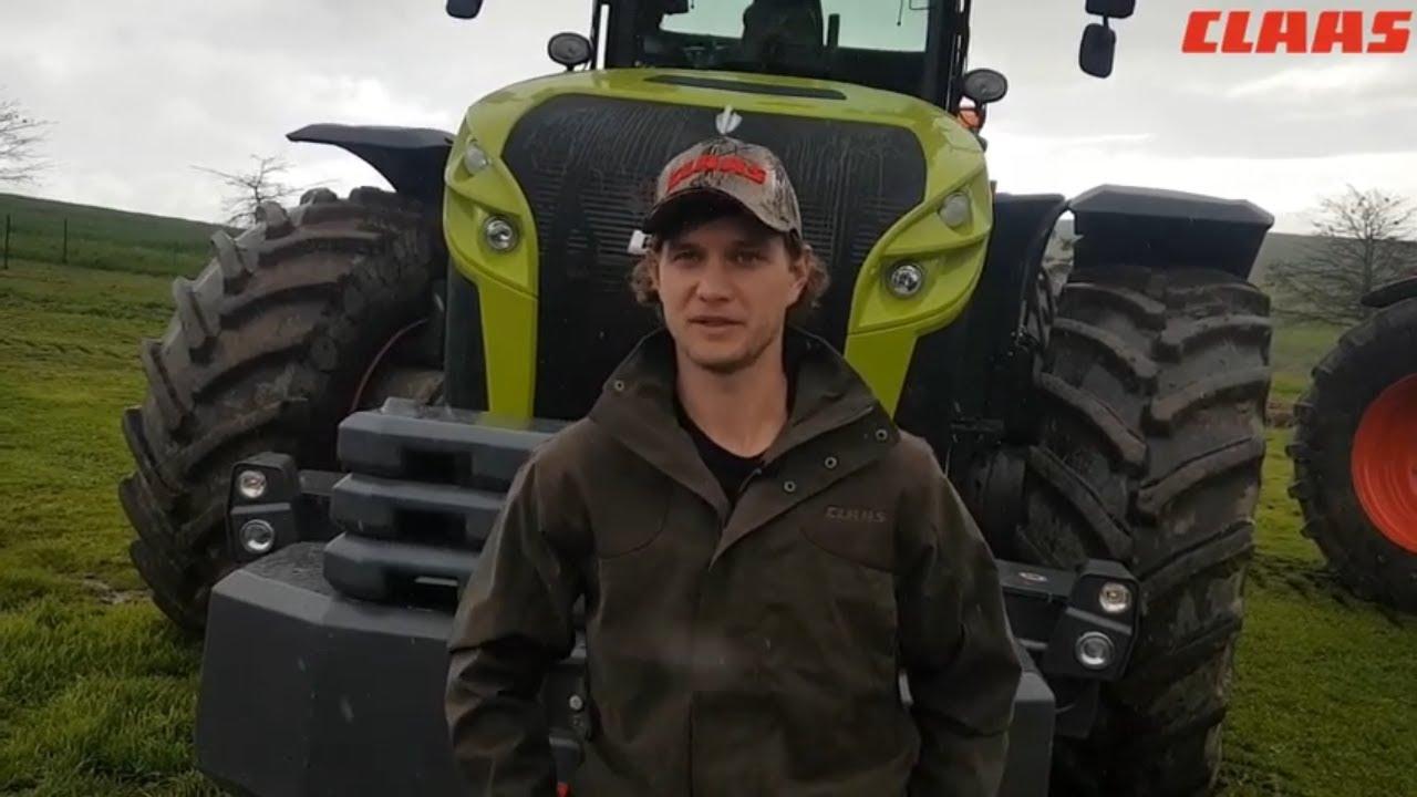 Hume Schonfeldt oor die Claas Xerion