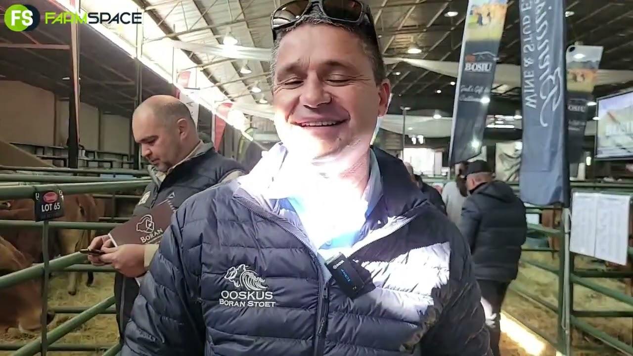 Naas Jordaan van Turkana Boran Stoet gesels met ons oor die 2022 Boran Nasionale Veiling.