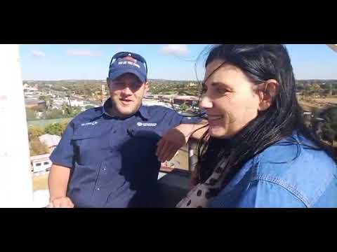 Regstreeks vanaf Bloemskou: ons gesels vanuit die "Big Wheel" by die pretpark.