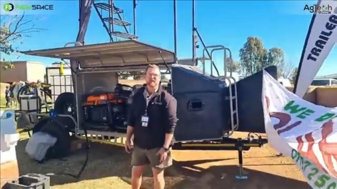 Double Up Drone Trailer van AgTech@NWK Limited by die Stroper Resies 2024.