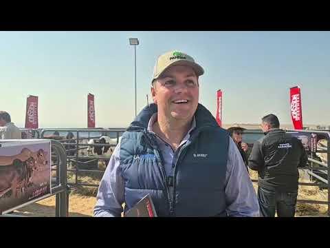 A.j. du Toit gesels met ons voor die Hurwitz Farming 10th Production Auction 2024.