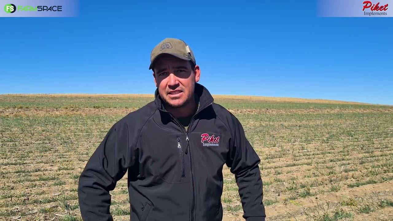 Hoekom plant Johan Van Rooyen "cover crops" en hoe werk sy no-till Piket planter hiervoor?