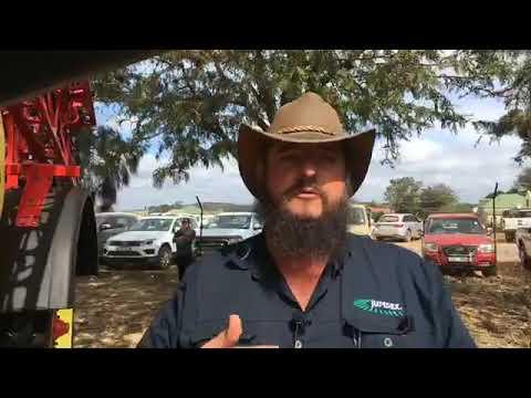 Jupidex shows off their very big and impressive sprayer - Swartland Show 2019