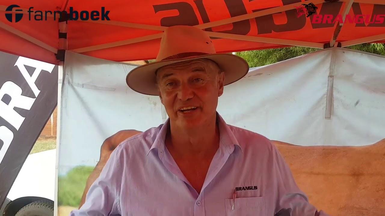 John from Brangus at the Voermol Stripgrazing Day 2020