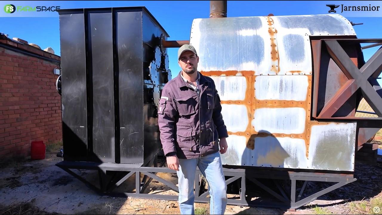 Hoe gebruik S & C Graan Jarnsmior se Kiln om charcoal te maak vir hulle lande? Marnus vertel meer.