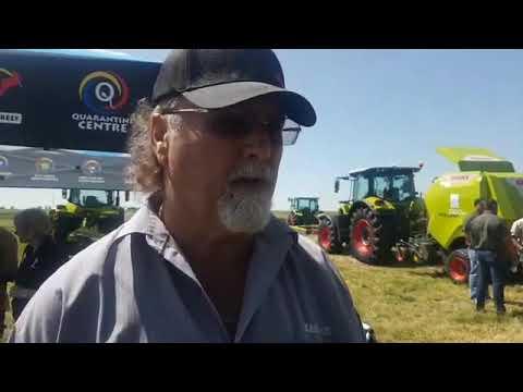 Claas SA brought their Scorpion Telehandler to the Balfour Hay Day 2020