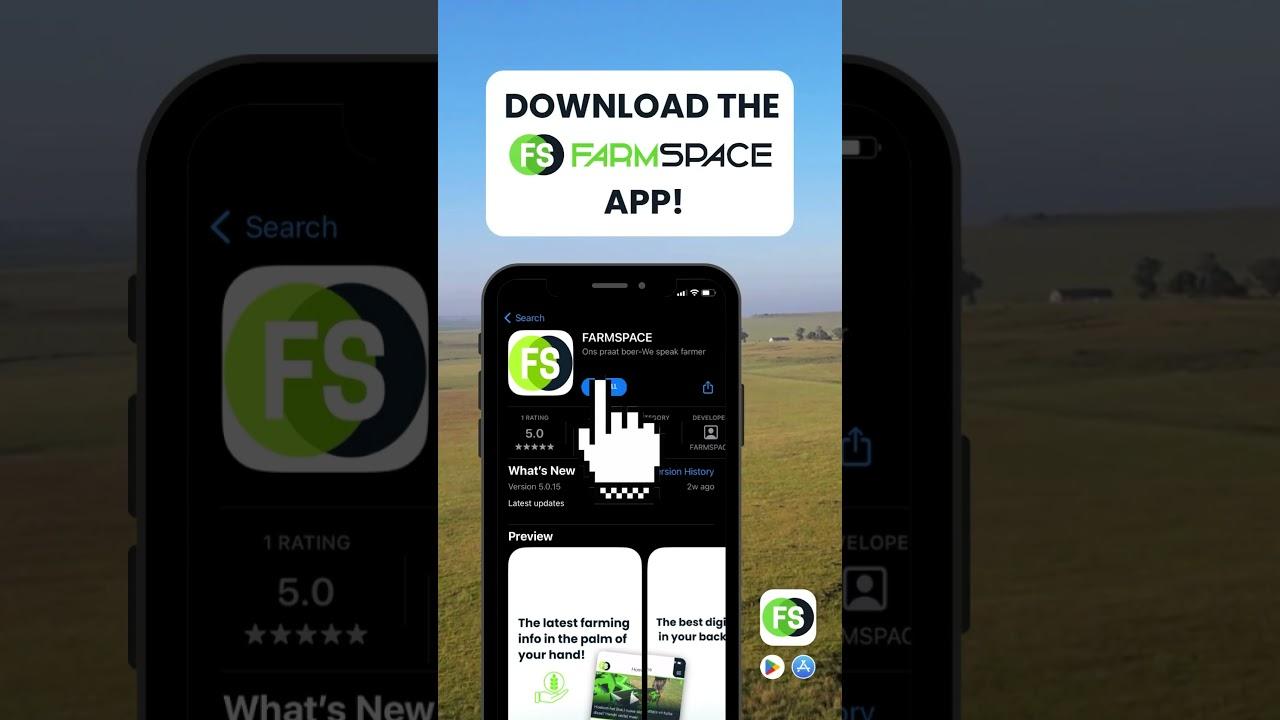 Download die FarmSpace App op die App Store of Google Play!