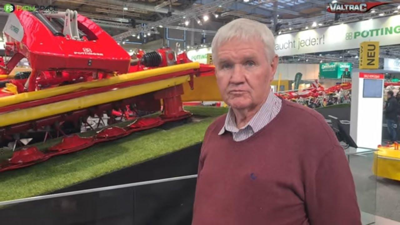 Pottinger at AGRITECHNICA 2023. Check out this movable mower.