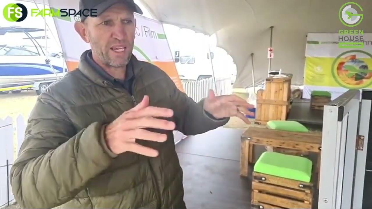 Wat het jy alles nodig binne 'n greenhouse? Deon van Greenhouse Technologies is ook op Nampo 2022.