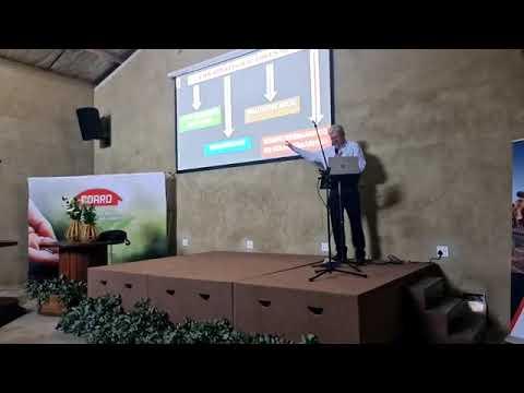 Gerhard Schutte van die RPO by Die Krip Landboufees 2022