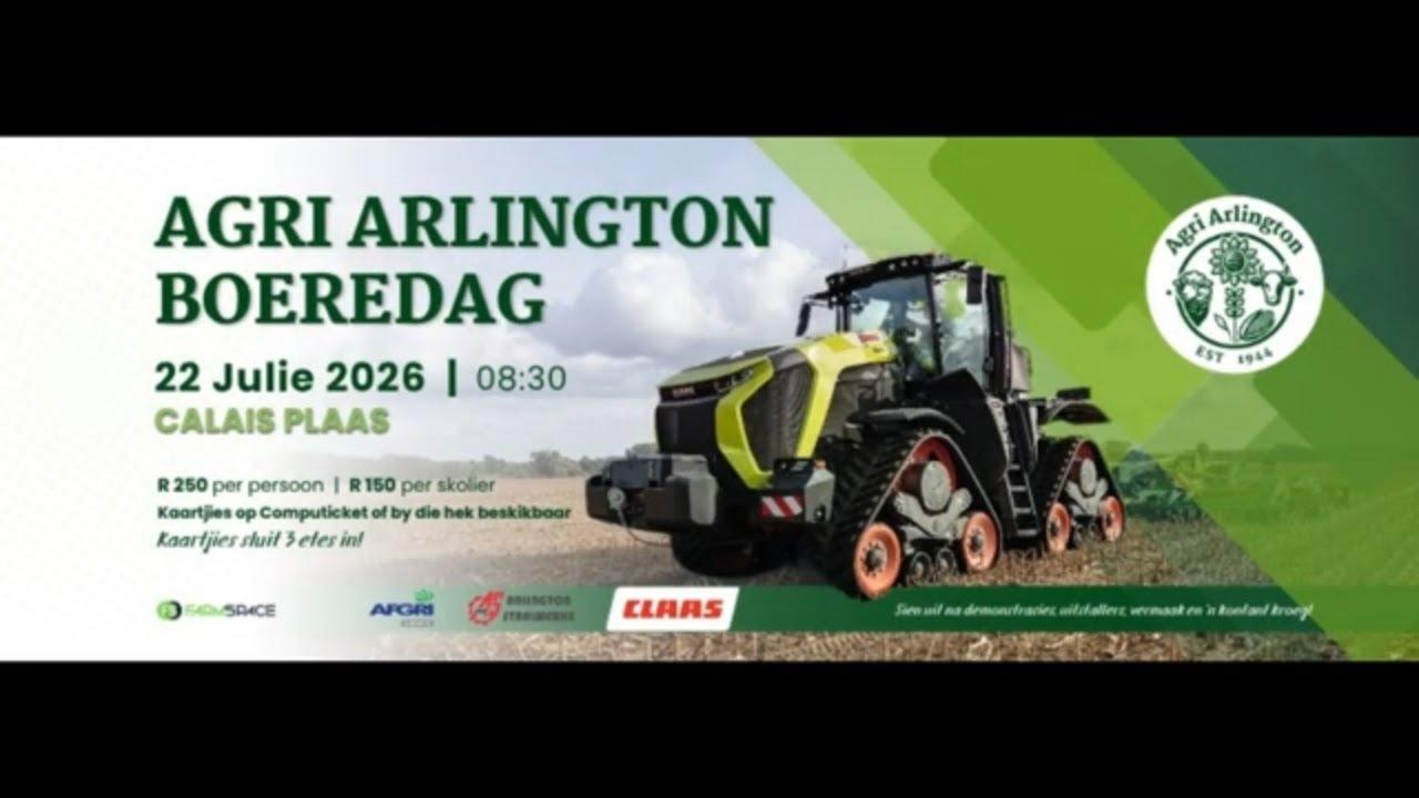 Agri Arlington Boeredag 2026 is oppad.