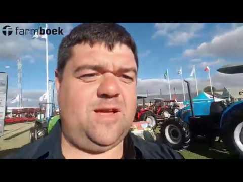 Landini Super 100 with a loader at Nampo 2018