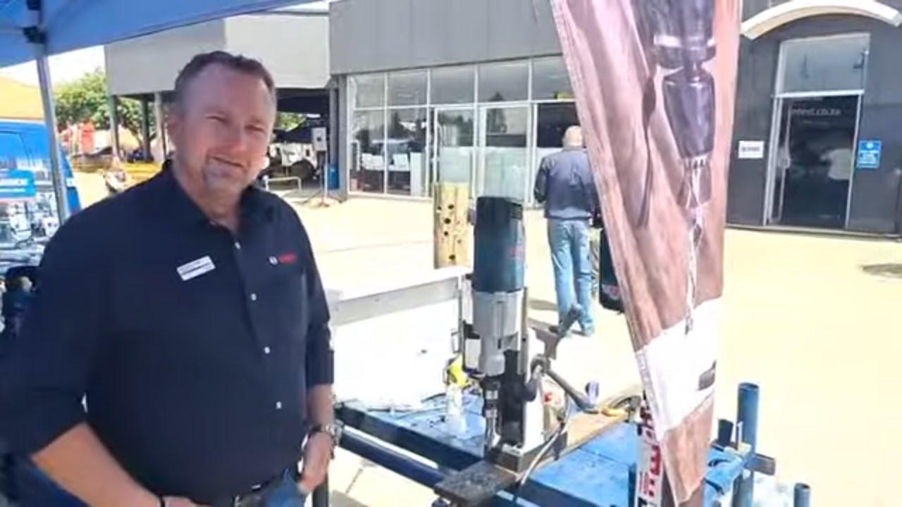 Bosch se magnetiese staanboor is moet hê as dit kom by gereedskap - Bolt & Engineering Expo.