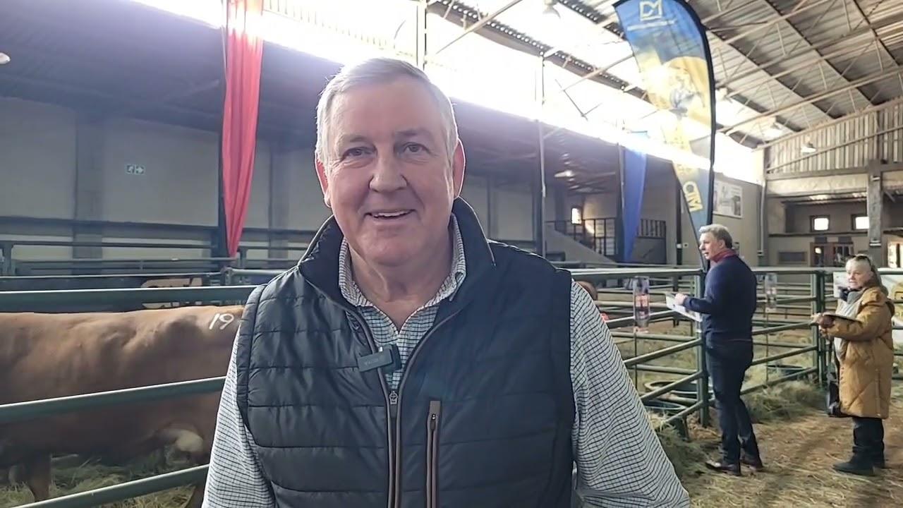 Gert Barnard by die Droughtmaster Nasionale Veiling 2023