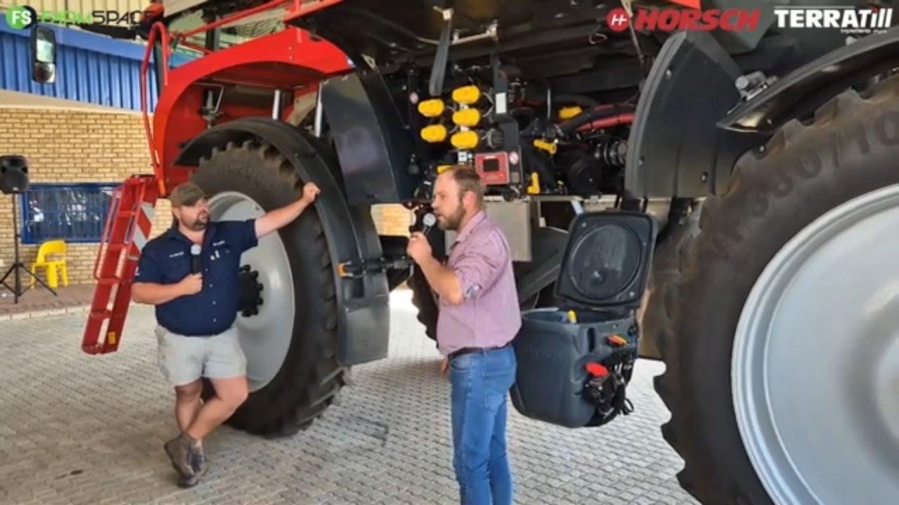 Hoe werk die HORSCH spuit se krane?