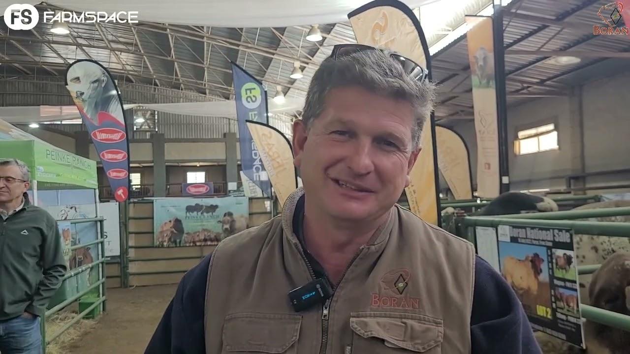 Ons Praat Boran! Christopher vertel ons meer by die Boran Nasionale Veiling 2022.