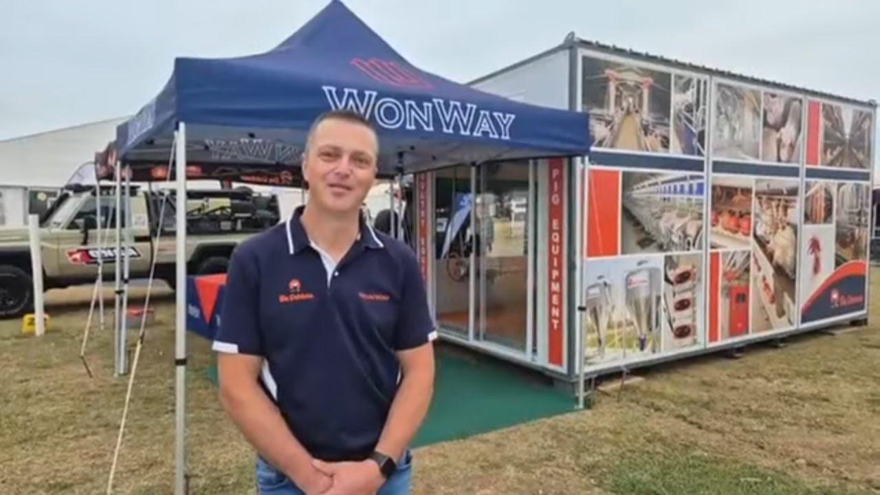 Hoenders of varke? Kom kyk WonWay se dierbehuisingstelsels by Nampo Kaap 2025.