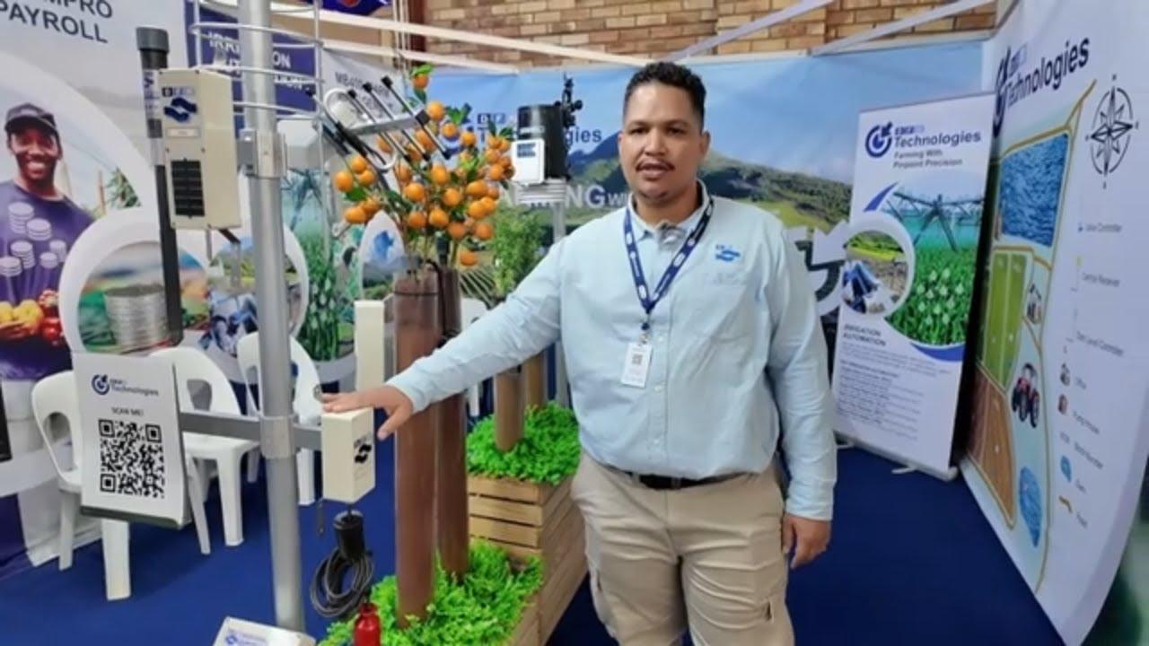 Lawrence van DFM technologies vertel ons meer oor hulle "soil moisture probes" by NAMPO 2026