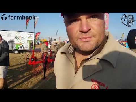 Myburgh Equipment: Self made wire strainer machine at Nampo 2018