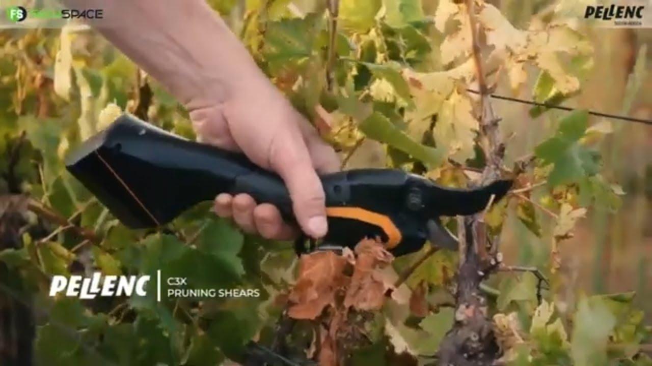 Hoe werk Pellenc se nuwe C3X Cordless Pruning Shear?