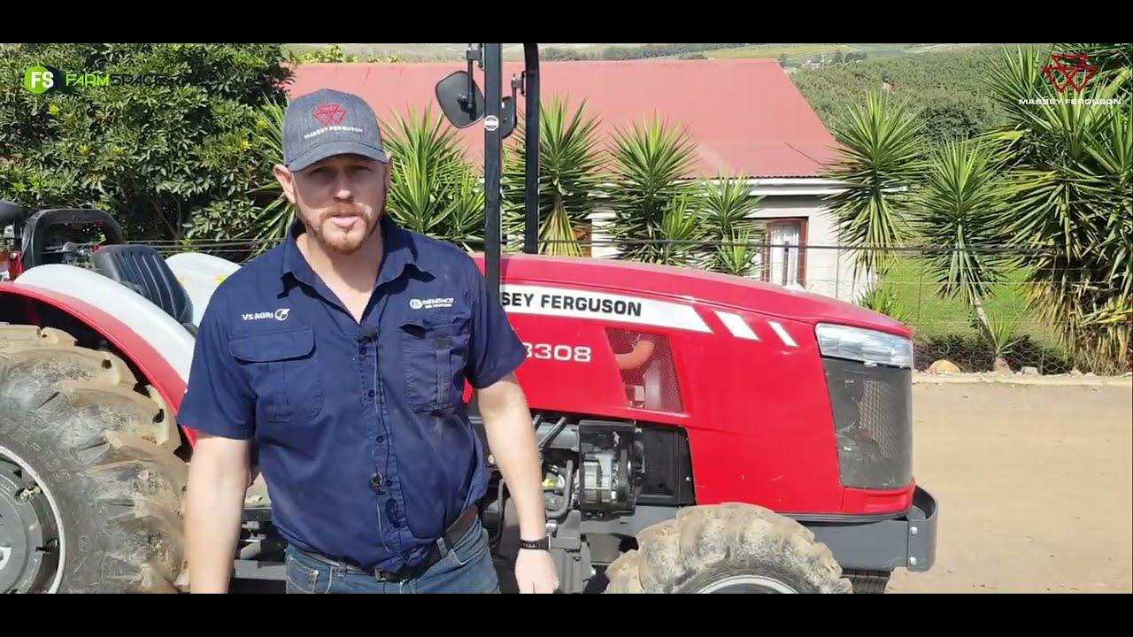 Jano gesels oor die splinter nuwe Massey Ferguson 3300 trekker.