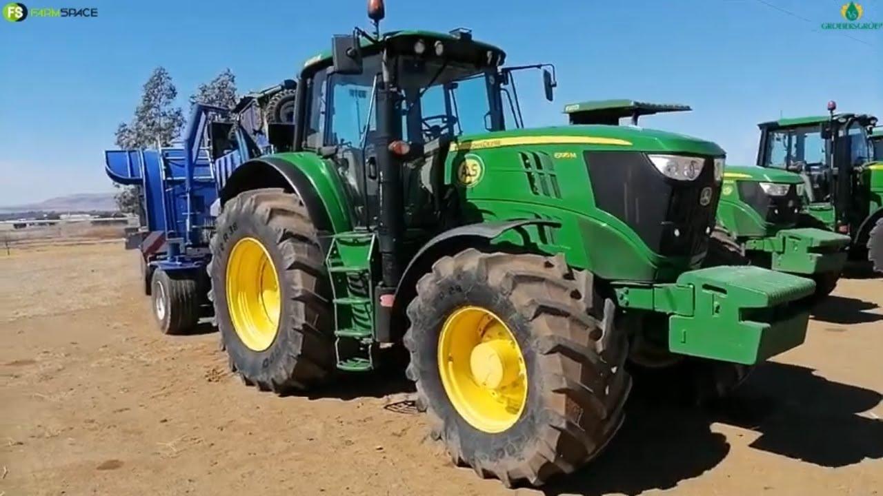 2018 John Deere 6195M op die VS Groeiersgroep Veiling, 20 Aug 2022.