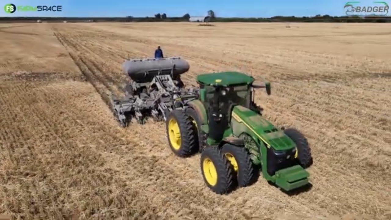 Kan 'n Badger planter deur koringkaf op turf plant? CS gee sy ervaring.