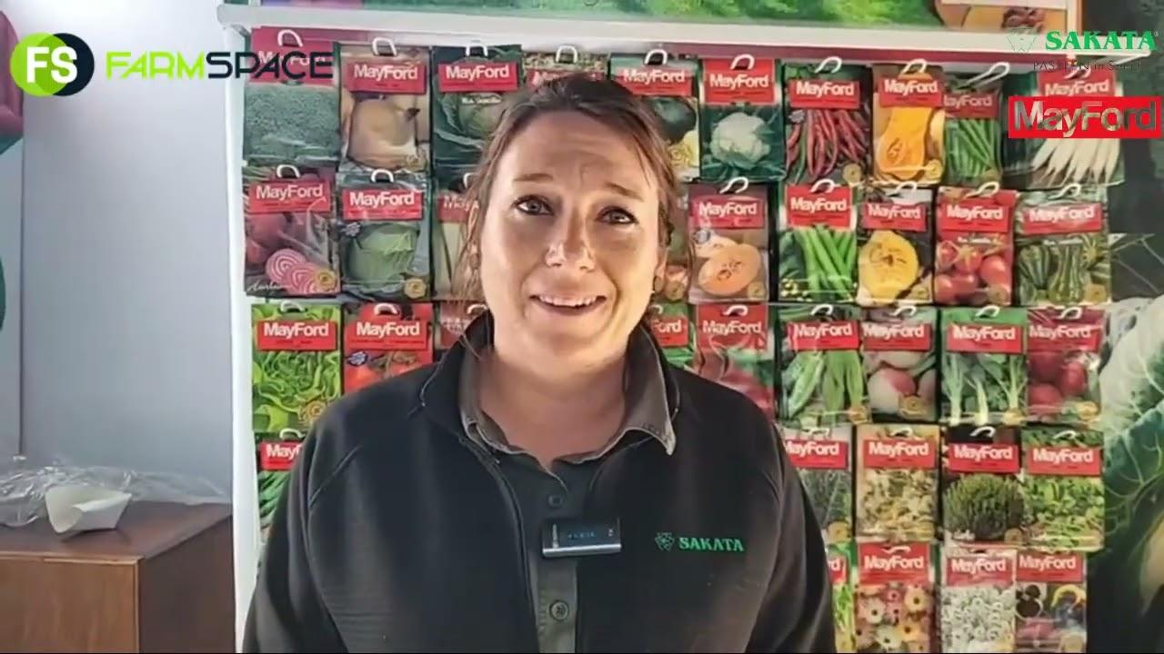 Lizindi from Sakata Seed  Southern Africa talks to us at Nampo Oesdag - Harvest Day 2022.