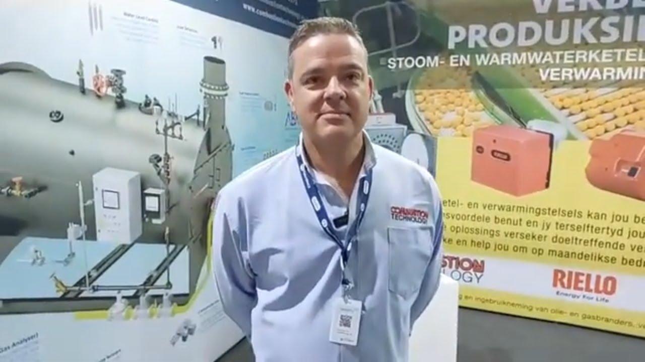 Ons praat met Dewald van Combustion Technology by NAMPO 2024.