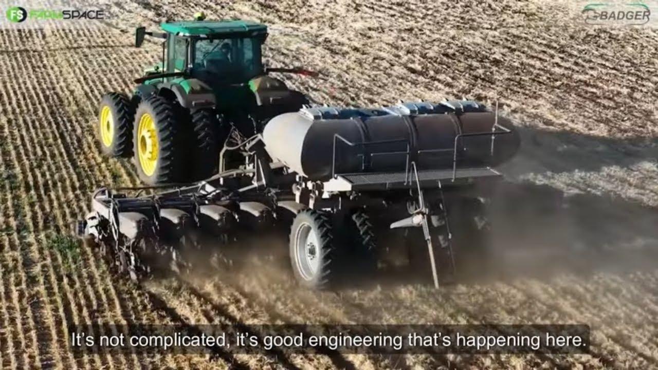 Eco-Till vs Konvensionele Badger. Japie het nou met altwee geplant.