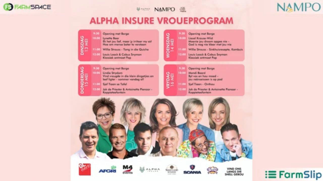 Dames, sien ons julle by die vroue tent die jaar?