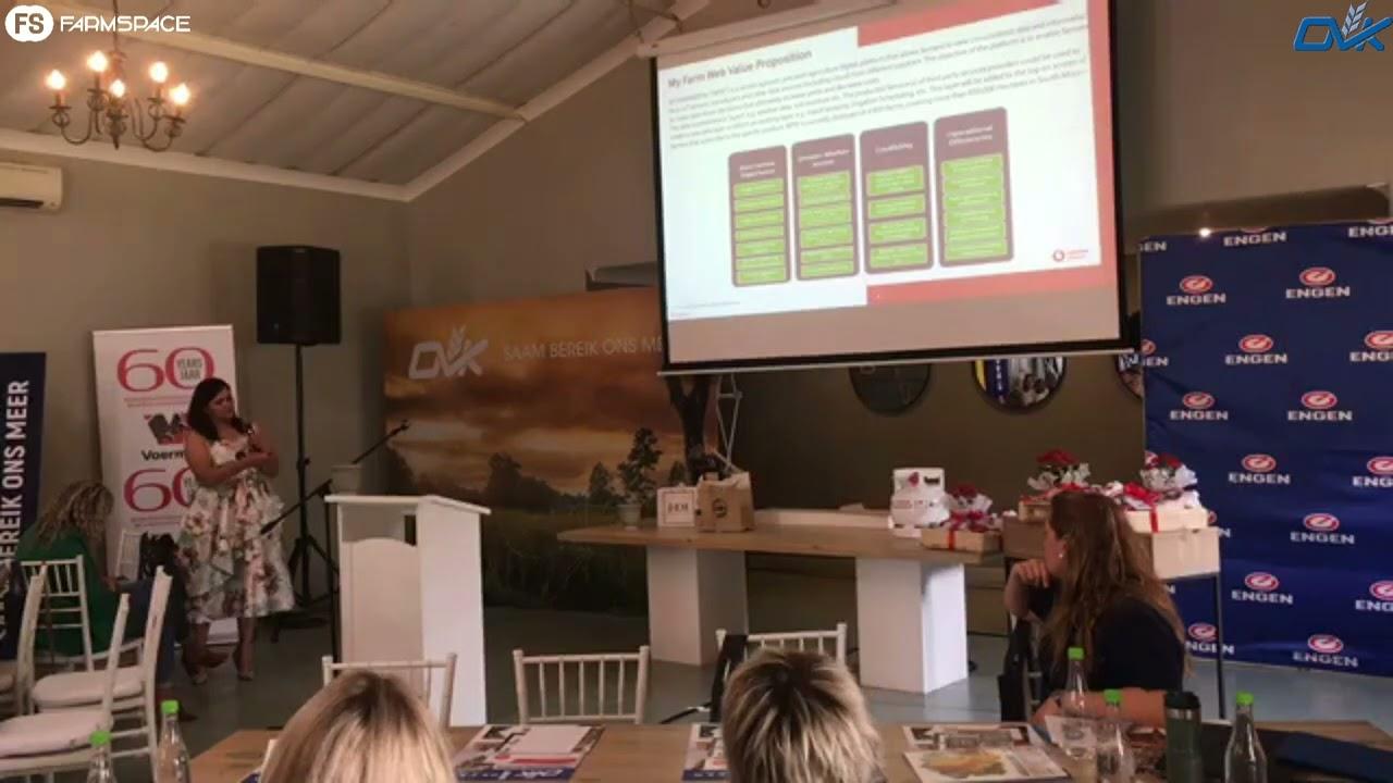 Vodacom praat oor hulle sein en data oplossings by die OVK Vroueboeredag 2022.