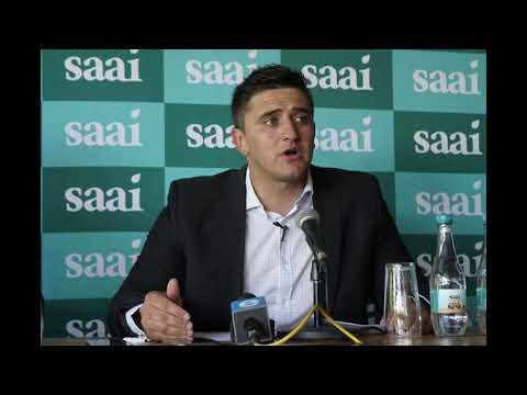 Francois Russow at the launch of saai.