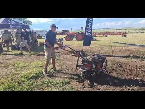 Husqvarna tiller race final at the King Price PayAsYouFarm Hay Day and Baler Challenge 2022.