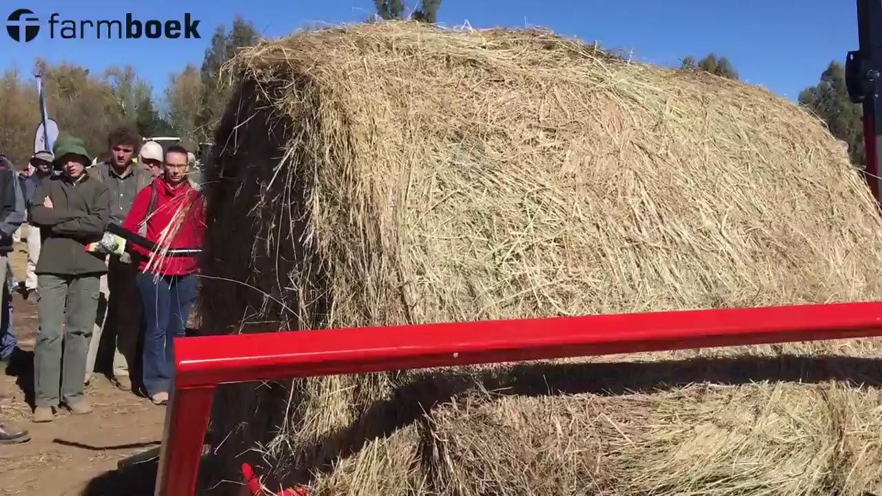 Myburgh Equipment Bale roller with Kubota M7040 tractor  - Val Farmers Day 2019