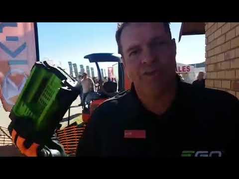 Battery kettingsaag op Nampo. Ego Power Plus.