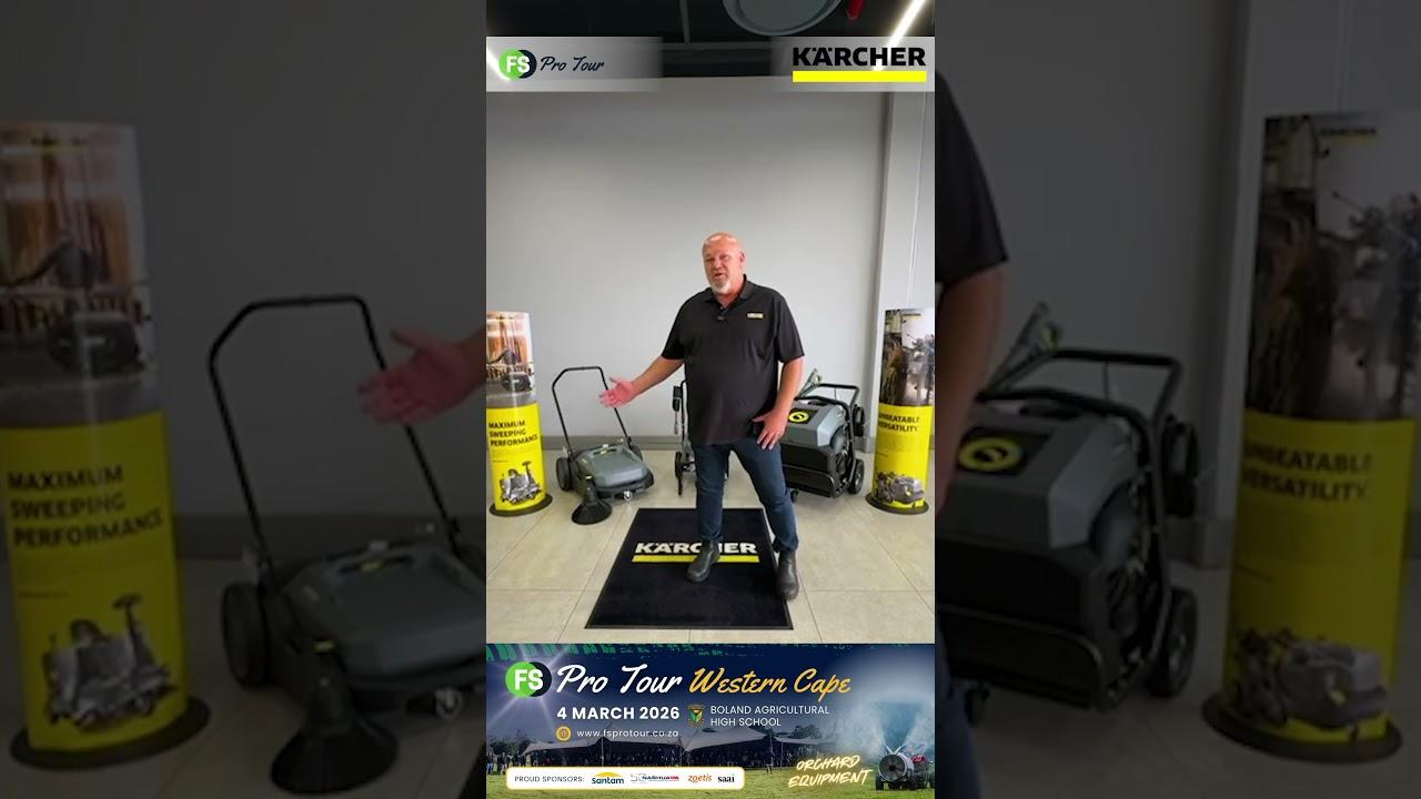 2026 skop sterk af vir Kärcher! Hulle is deel van die FarmSpace Pro Tour Paarl.
