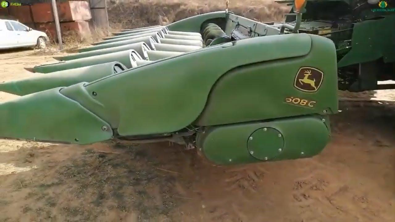 2014 John Deere 608C (2) tafel op die VS Groeiersgroep Veiling, 20 Augustus 2022.