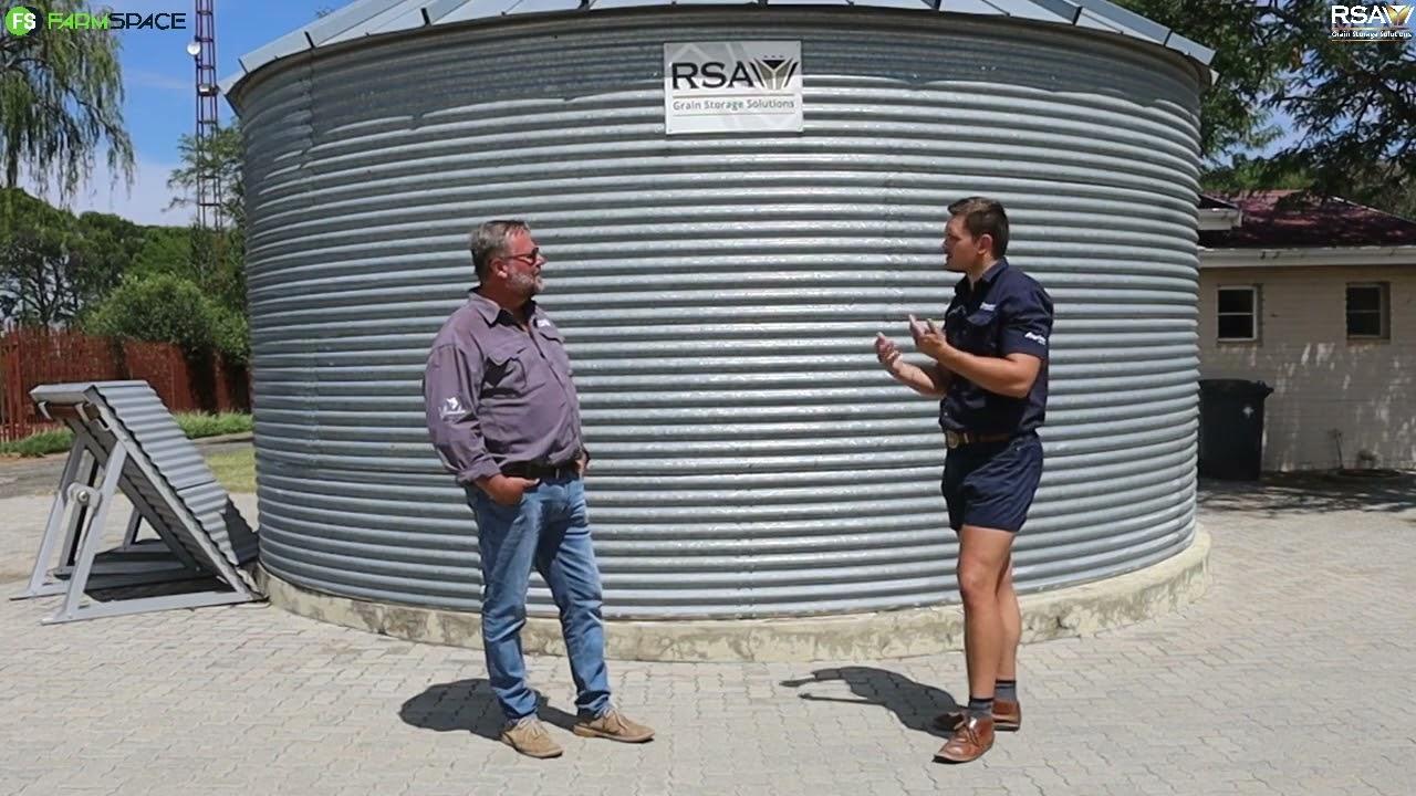 Graanstore, damme en veevoerstelsels deur RSA Grain Storage Solutions.