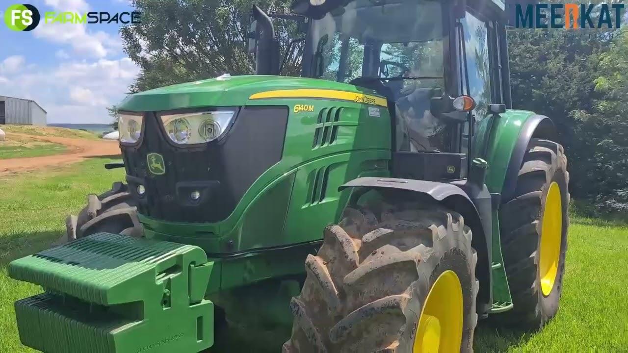 1005hrs John Deere 6140M op Kwaliteit Trekker En Implement Veiling Sonder Grense 21-24 Feb 2022
