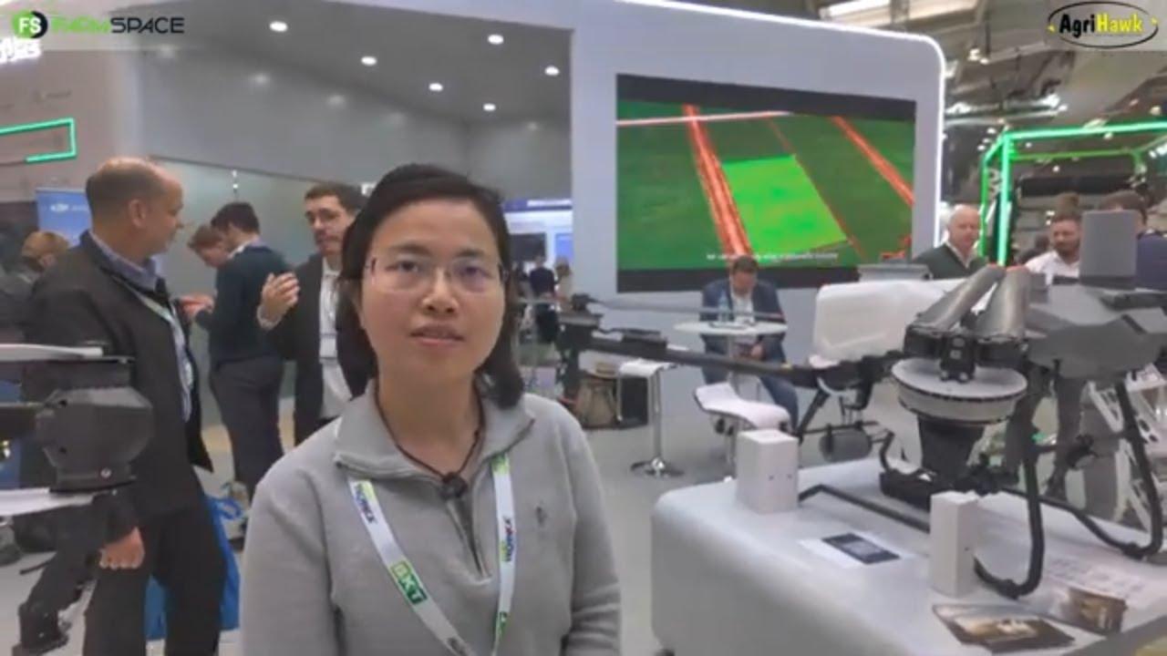 Hoe verskil die DJI T70 hommeltuig van die T100? Ons vind uit by Agritechnica 2025.