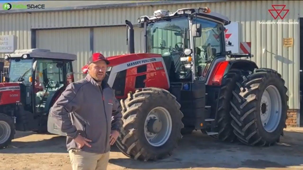 Massey Ferguson dealership tour in the Overberg area at Van Breda Caledon in Western Cape.