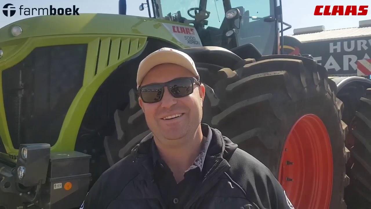 Hurwitz Farming seems to have more Claas tractors than there are at Nampo.