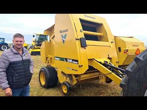 Vermeer 404 fixed en 504 variable chamber balers op King Price Baler Challenge 2023